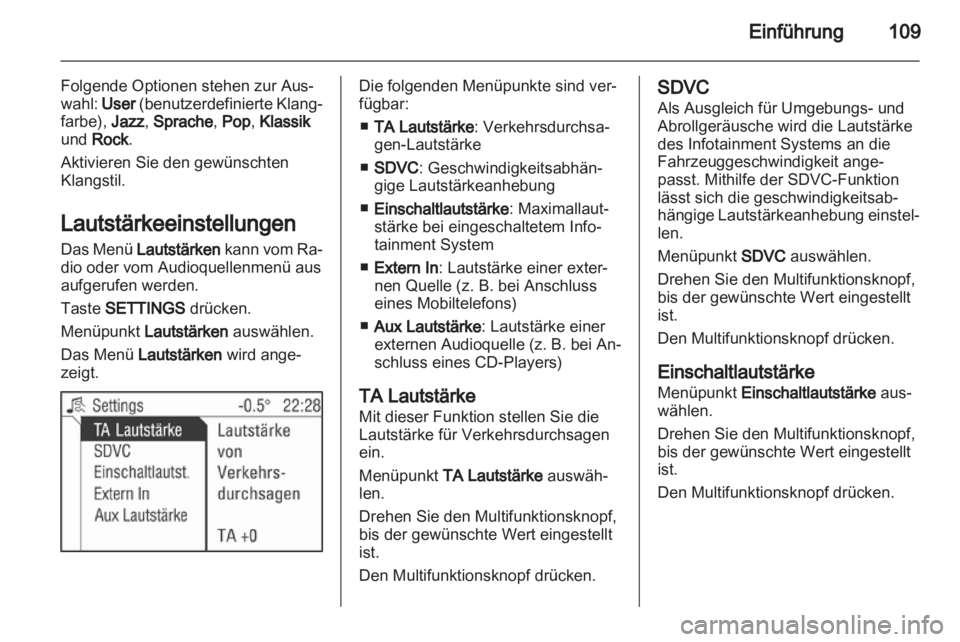 OPEL ANTARA 2013 Infotainment-Handbuch (in German) OPEL ANTARA 2013 Infotainment-Handbuch (in German)