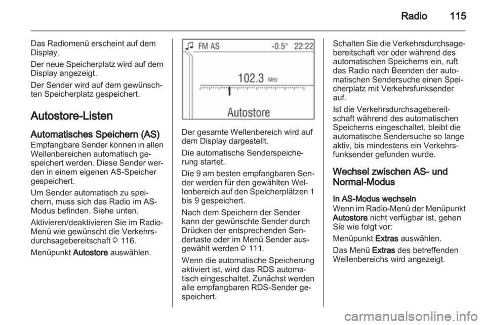 OPEL ANTARA 2013 Infotainment-Handbuch (in German) OPEL ANTARA 2013 Infotainment-Handbuch (in German)