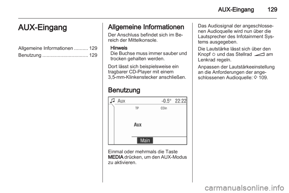 OPEL ANTARA 2013  Infotainment-Handbuch (in German) 