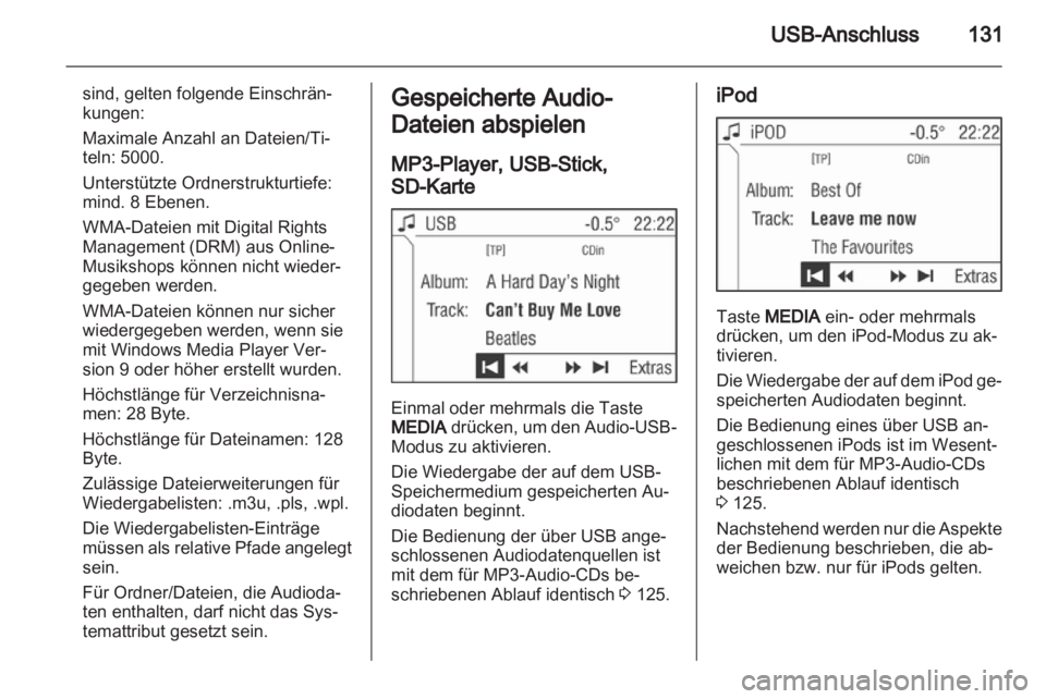 OPEL ANTARA 2013  Infotainment-Handbuch (in German) 