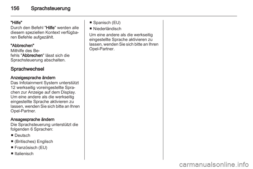 OPEL ANTARA 2013  Infotainment-Handbuch (in German) 