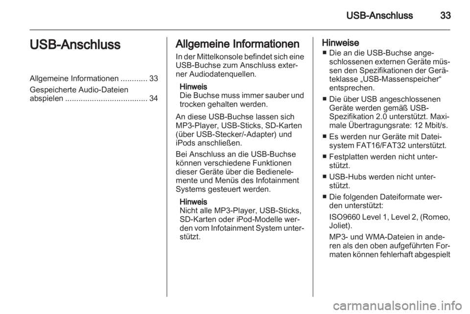 OPEL ANTARA 2013 Infotainment-Handbuch (in German) OPEL ANTARA 2013 Infotainment-Handbuch (in German)