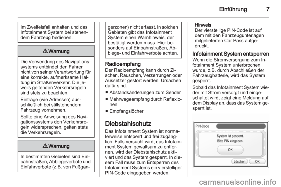 OPEL ANTARA 2013  Infotainment-Handbuch (in German) 