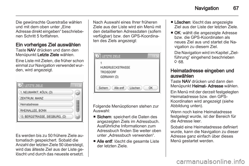 OPEL ANTARA 2013  Infotainment-Handbuch (in German) 