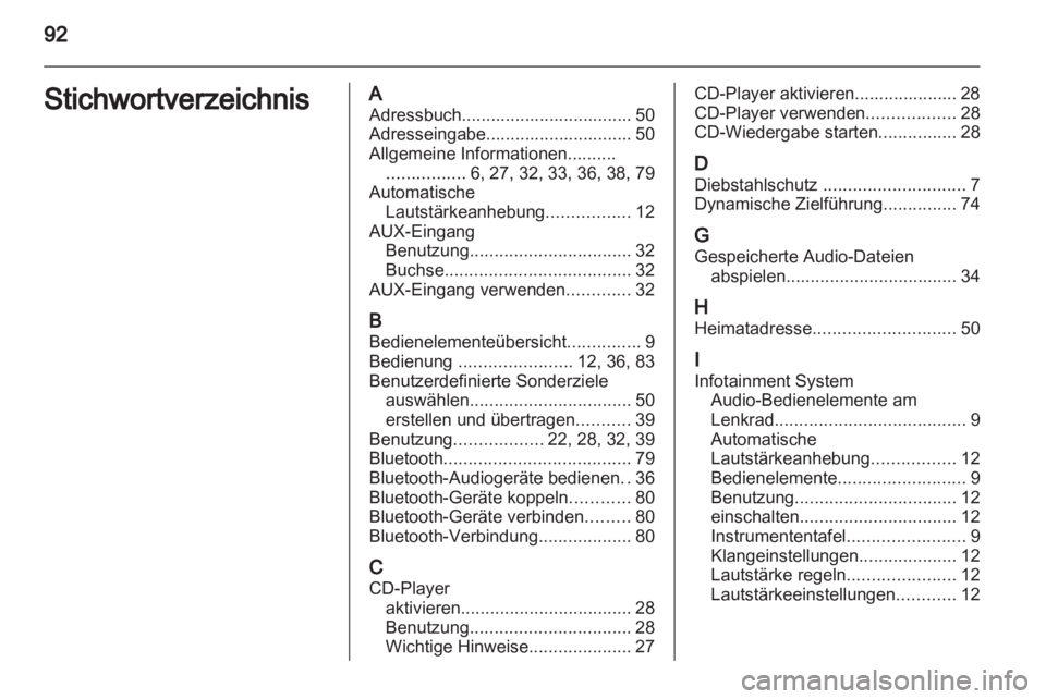 OPEL ANTARA 2013 Infotainment-Handbuch (in German) OPEL ANTARA 2013 Infotainment-Handbuch (in German)