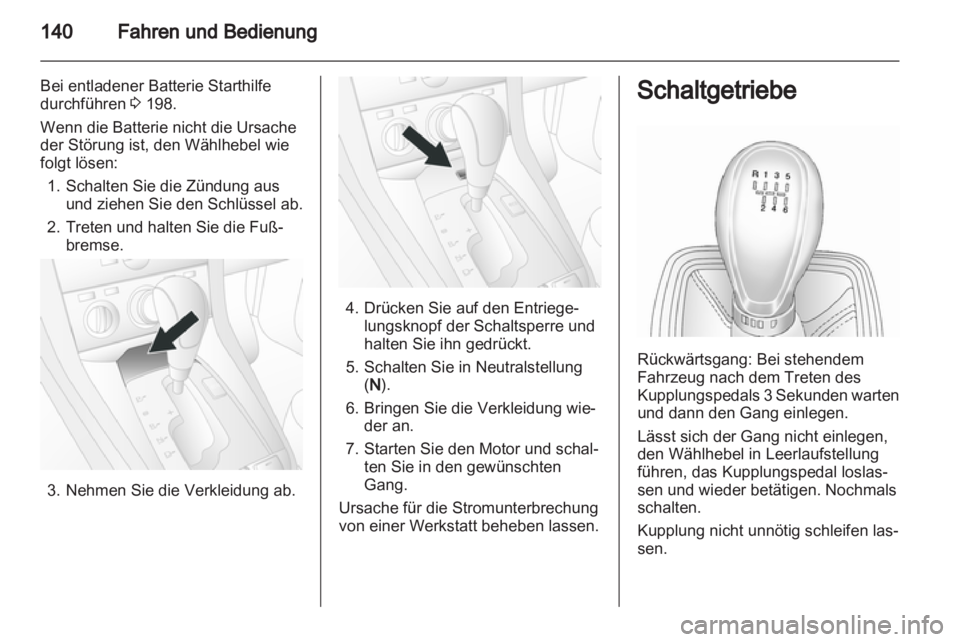OPEL ANTARA 2013.5  Betriebsanleitung (in German) 