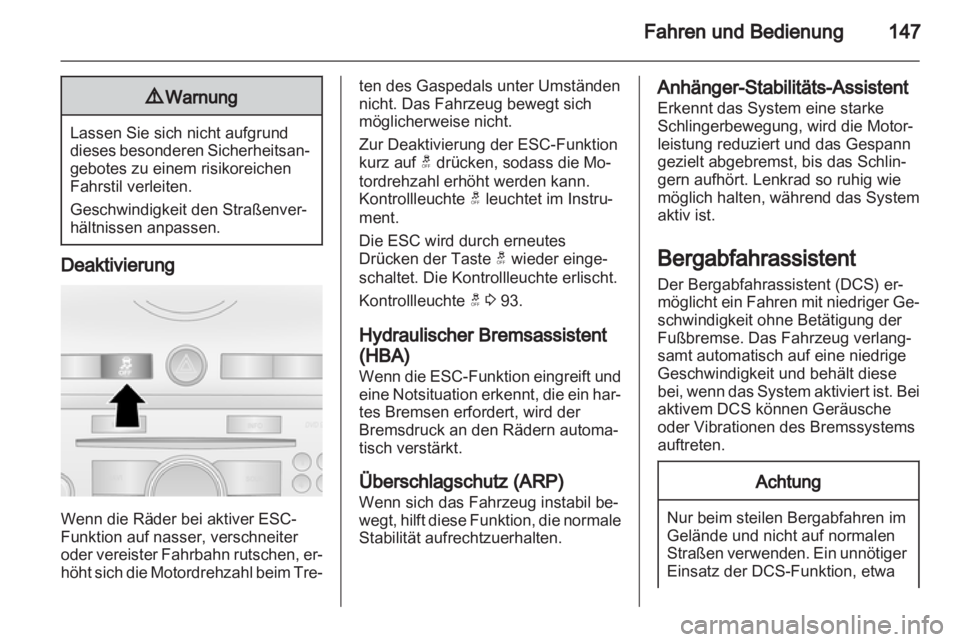 OPEL ANTARA 2013.5  Betriebsanleitung (in German) 