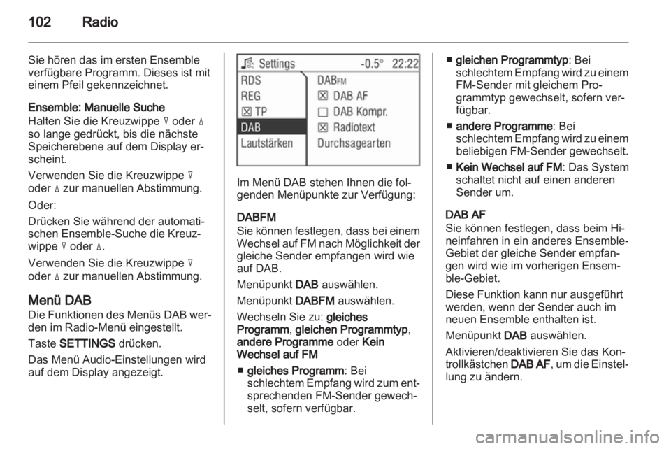 OPEL ASTRA H 2012 Infotainment-Handbuch (in German) OPEL ASTRA H 2012 Infotainment-Handbuch (in German)