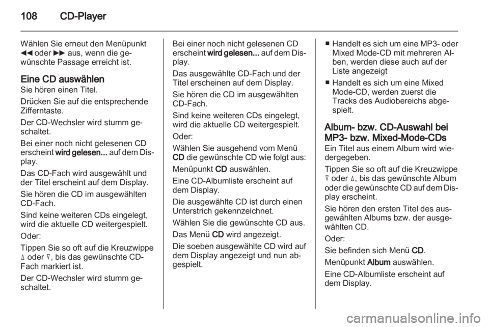 OPEL ASTRA H 2012 Infotainment-Handbuch (in German) OPEL ASTRA H 2012 Infotainment-Handbuch (in German)
