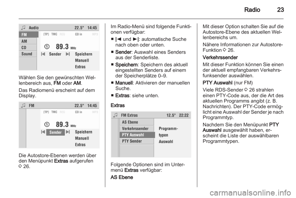 OPEL ASTRA H 2012 Infotainment-Handbuch (in German) OPEL ASTRA H 2012 Infotainment-Handbuch (in German)