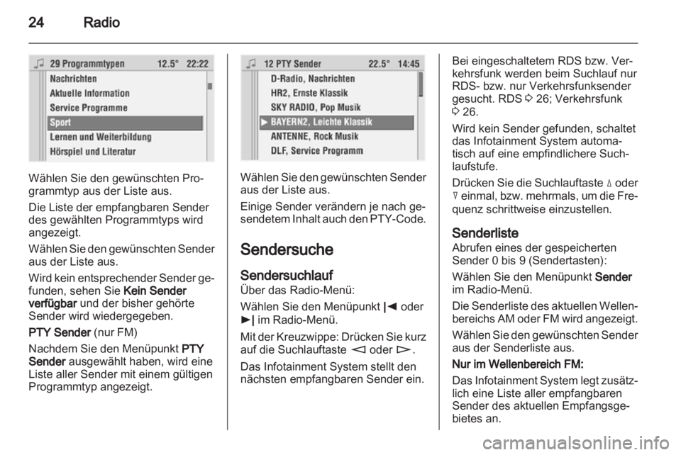 OPEL ASTRA H 2012 Infotainment-Handbuch (in German) OPEL ASTRA H 2012 Infotainment-Handbuch (in German)