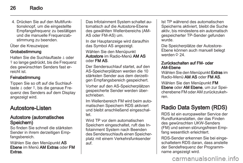 OPEL ASTRA H 2012 Infotainment-Handbuch (in German) OPEL ASTRA H 2012 Infotainment-Handbuch (in German)