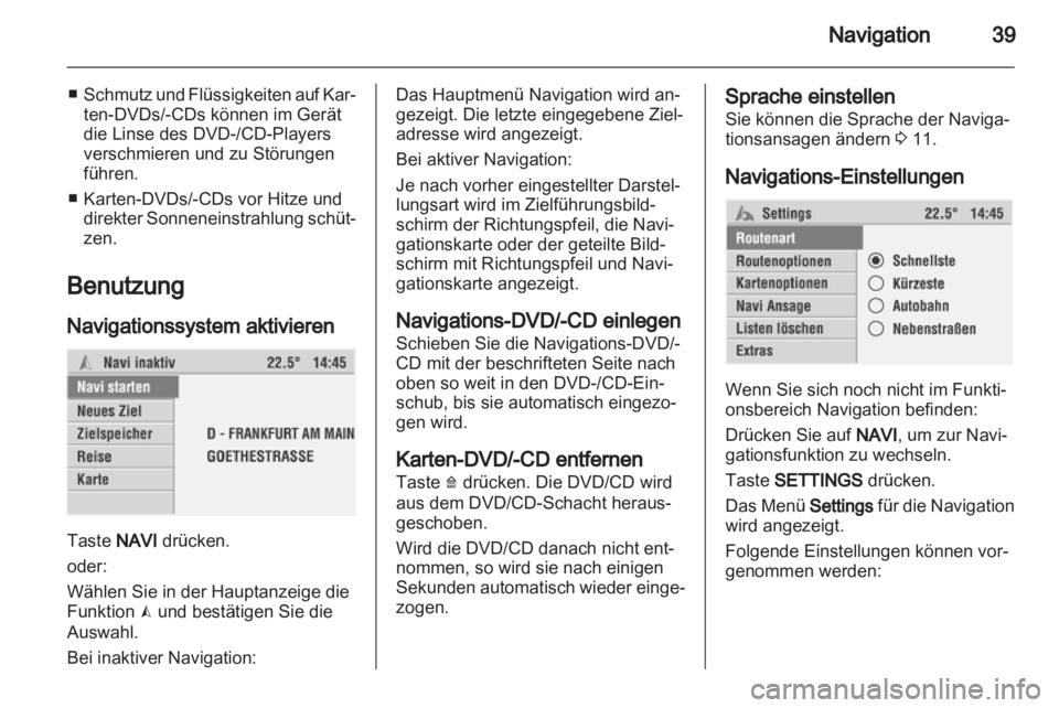 OPEL ASTRA H 2012 Infotainment-Handbuch (in German) OPEL ASTRA H 2012 Infotainment-Handbuch (in German)