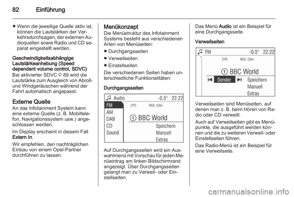 OPEL ASTRA H 2012 Infotainment-Handbuch (in German) OPEL ASTRA H 2012 Infotainment-Handbuch (in German)