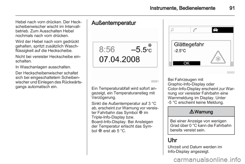 OPEL ASTRA H 2013  Betriebsanleitung (in German) 