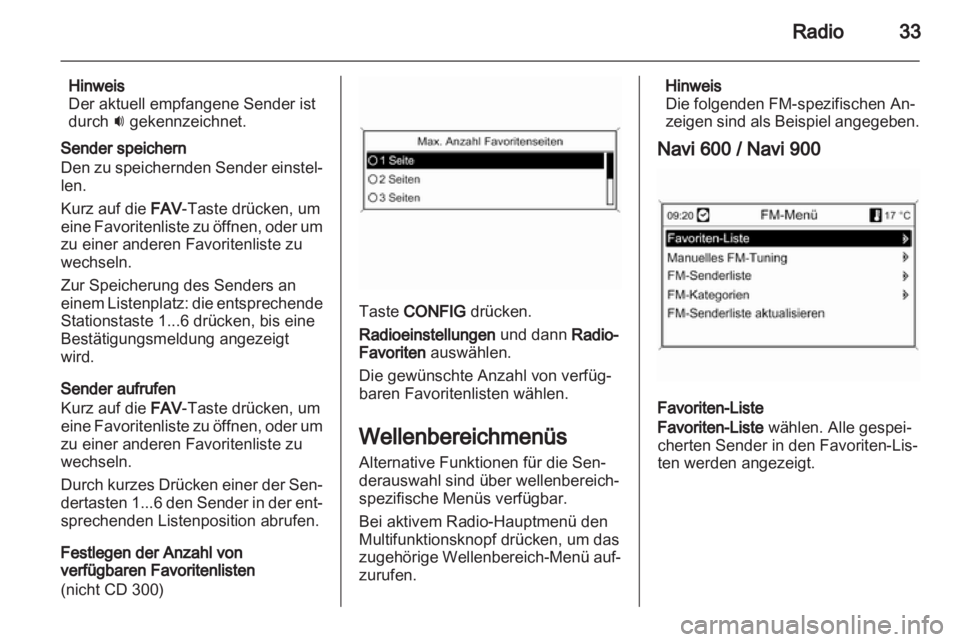 OPEL ASTRA J 2012  Infotainment-Handbuch (in German) 