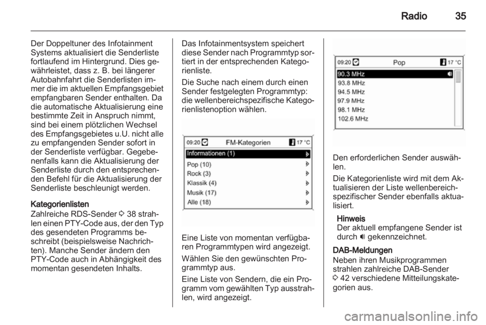 OPEL ASTRA J 2012  Infotainment-Handbuch (in German) 