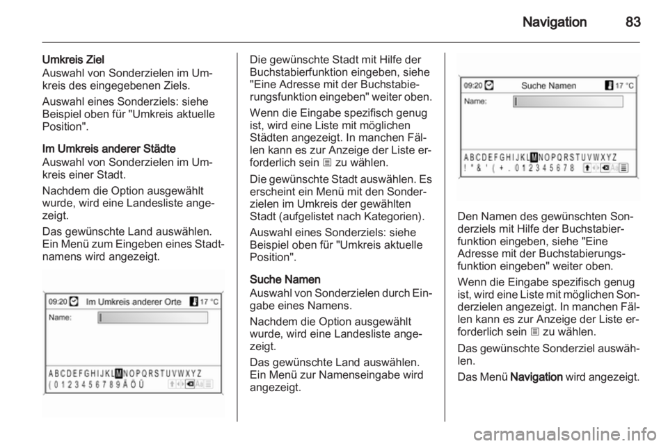 OPEL ASTRA J 2012  Infotainment-Handbuch (in German) 