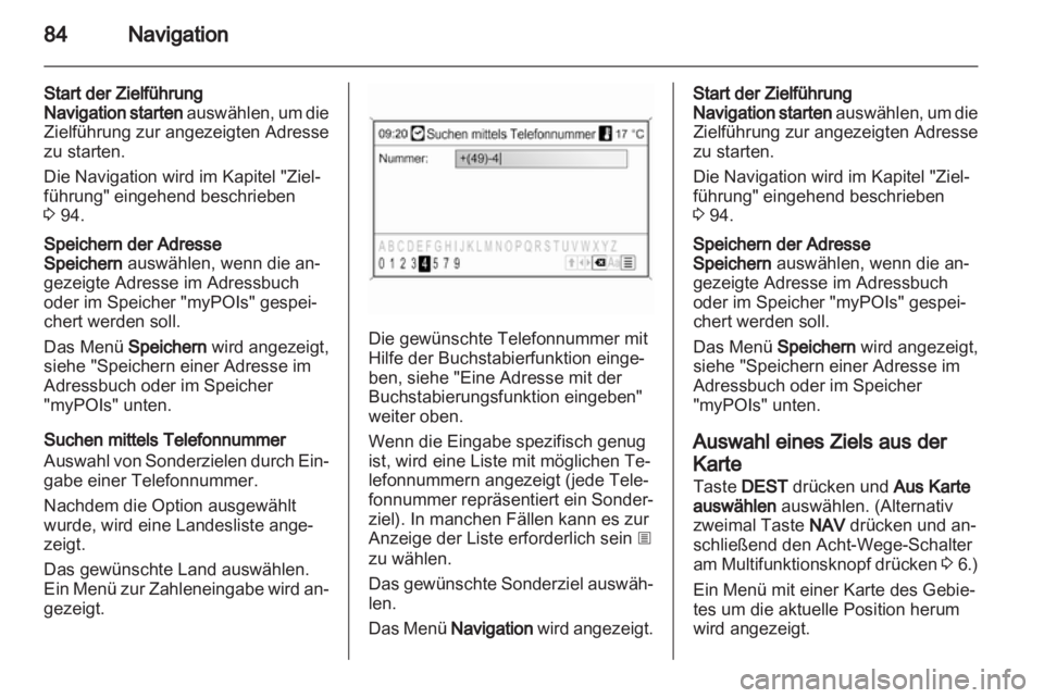 OPEL ASTRA J 2012  Infotainment-Handbuch (in German) 