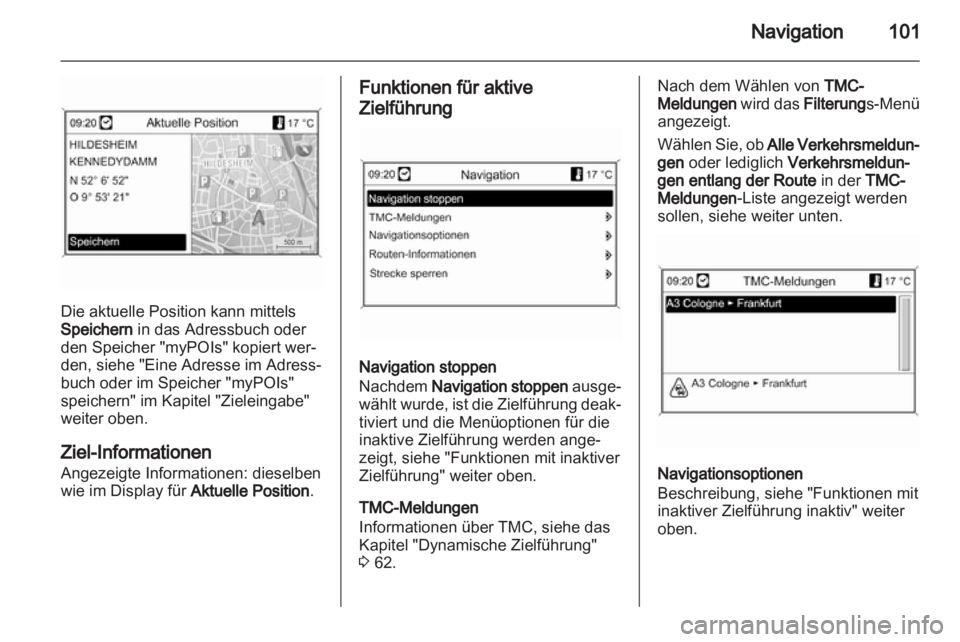 OPEL ASTRA J 2013  Infotainment-Handbuch (in German) 