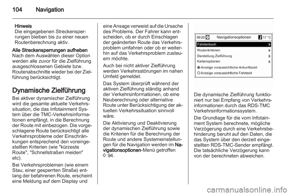 OPEL ASTRA J 2013  Infotainment-Handbuch (in German) 