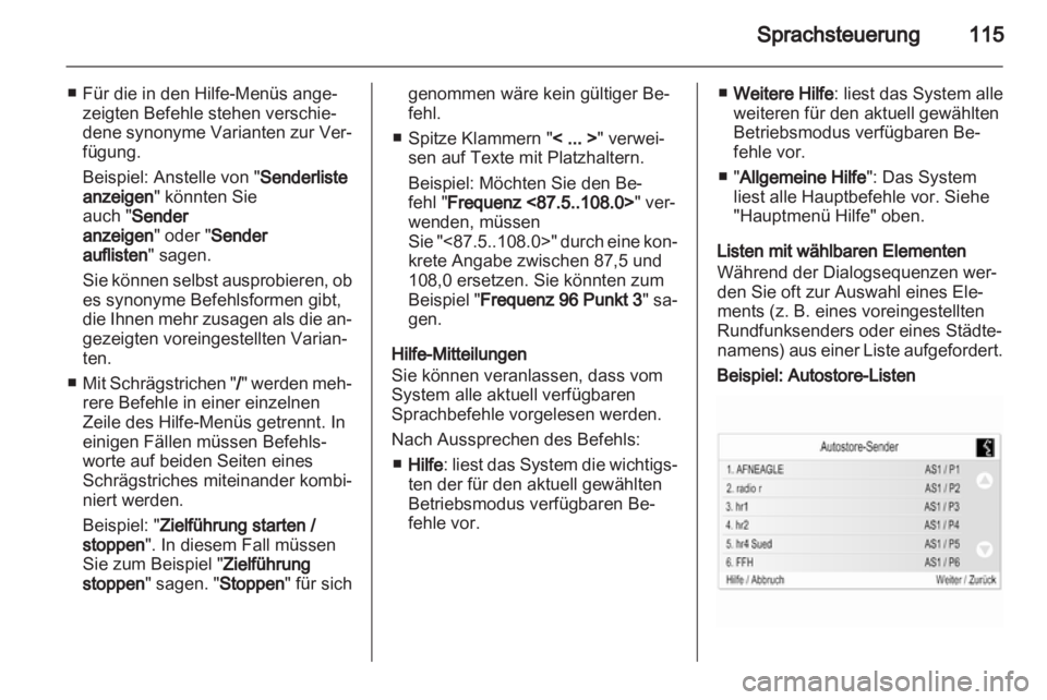 OPEL ASTRA J 2013  Infotainment-Handbuch (in German) 