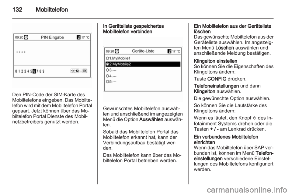 OPEL ASTRA J 2013  Infotainment-Handbuch (in German) 