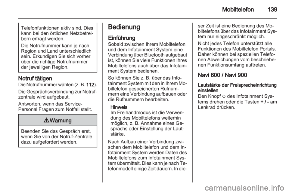OPEL ASTRA J 2013  Infotainment-Handbuch (in German) 