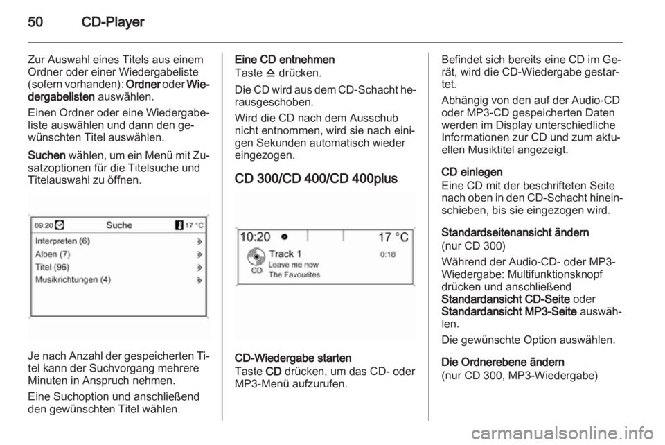 OPEL ASTRA J 2013 Infotainment-Handbuch (in German) OPEL ASTRA J 2013 Infotainment-Handbuch (in German)