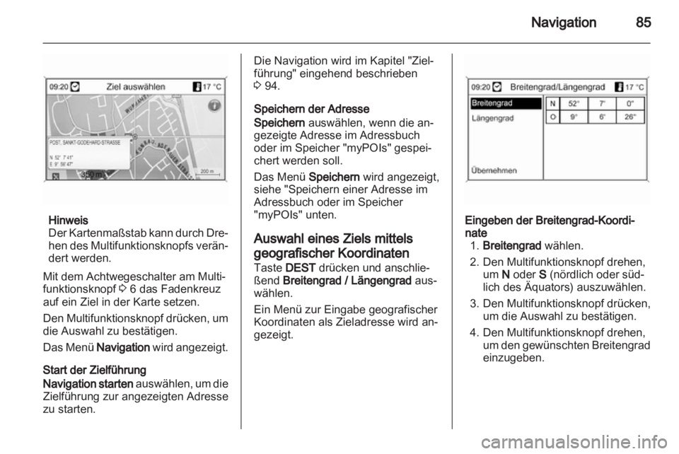OPEL ASTRA J 2013  Infotainment-Handbuch (in German) 