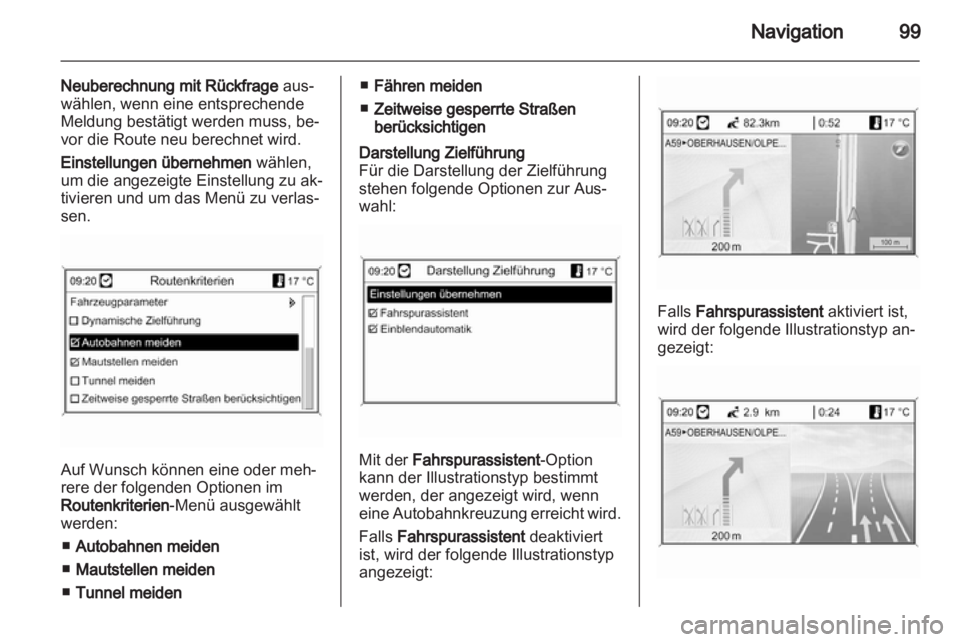 OPEL ASTRA J 2013  Infotainment-Handbuch (in German) 