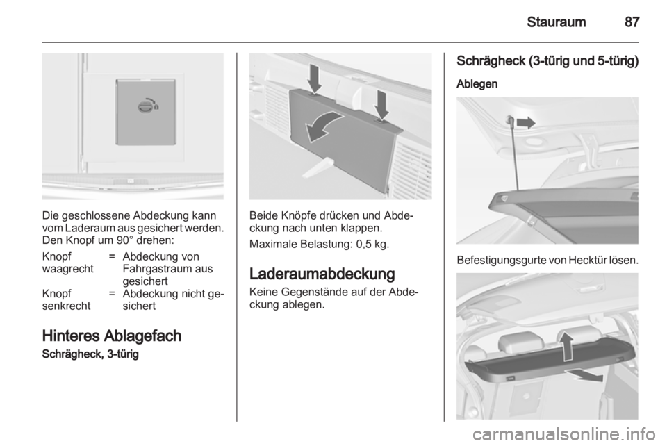 OPEL ASTRA J 2013  Betriebsanleitung (in German) 