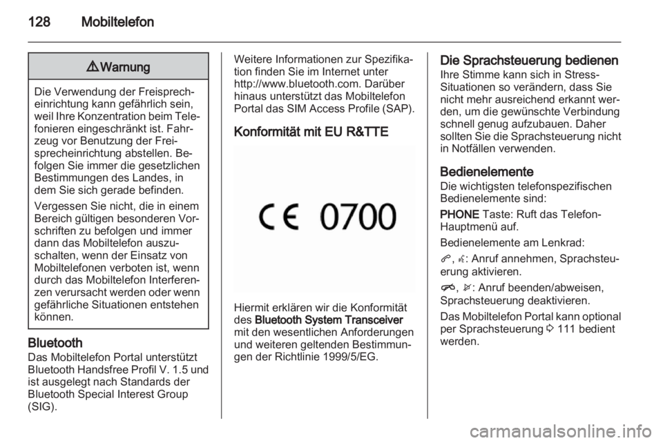 OPEL ASTRA J 2013.5  Infotainment-Handbuch (in German) 
