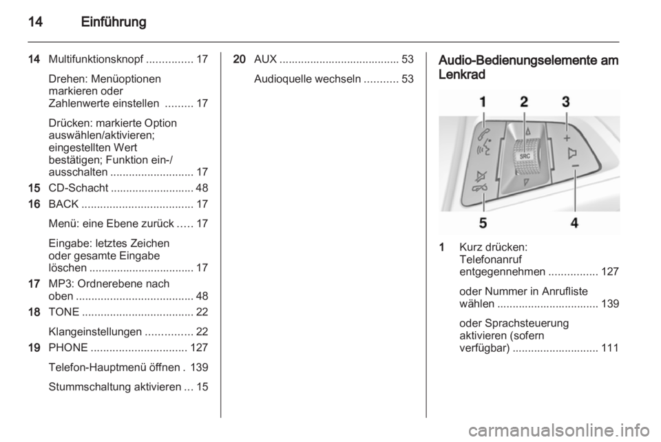 OPEL ASTRA J 2013.5  Infotainment-Handbuch (in German) 