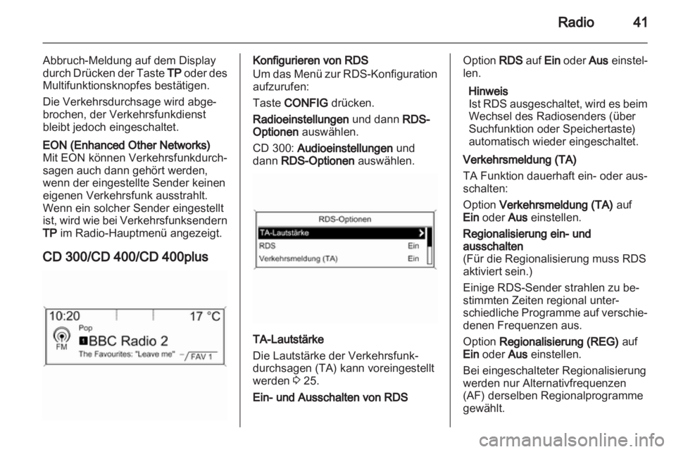 OPEL ASTRA J 2013.5  Infotainment-Handbuch (in German) 