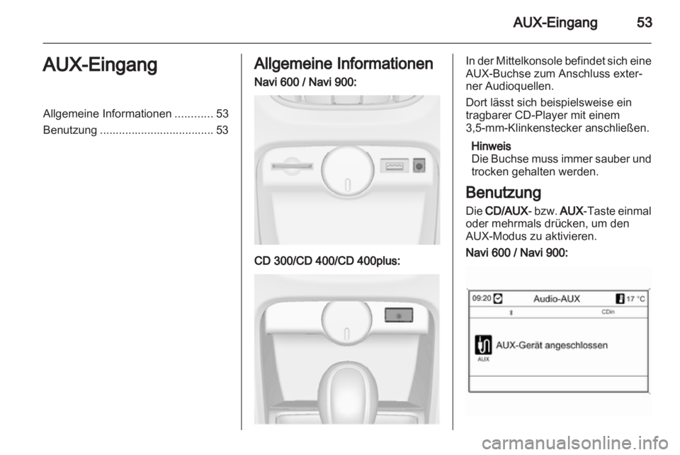 OPEL ASTRA J 2013.5  Infotainment-Handbuch (in German) 