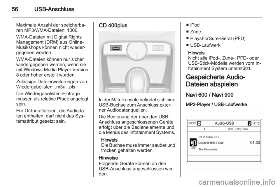OPEL ASTRA J 2013.5  Infotainment-Handbuch (in German) 