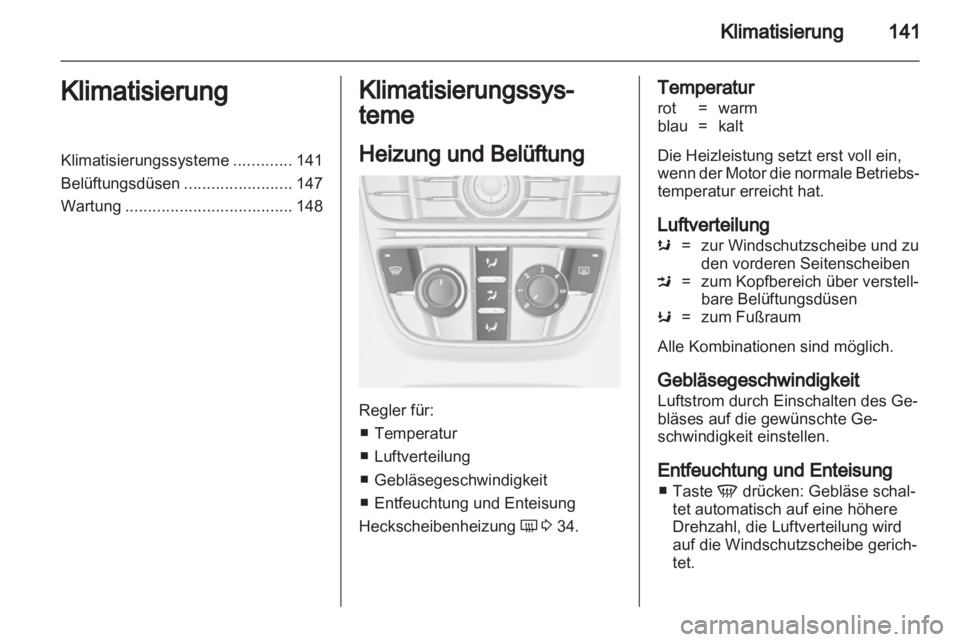 OPEL ASTRA J HB5 & ST 2012  Betriebsanleitung (in German) 