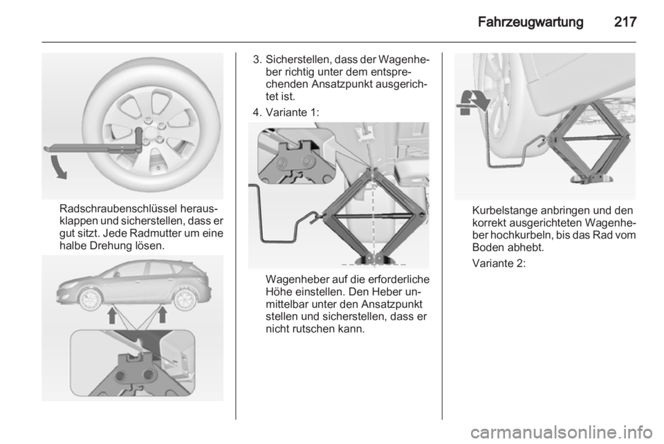 OPEL ASTRA J HB5 & ST 2012  Betriebsanleitung (in German) 