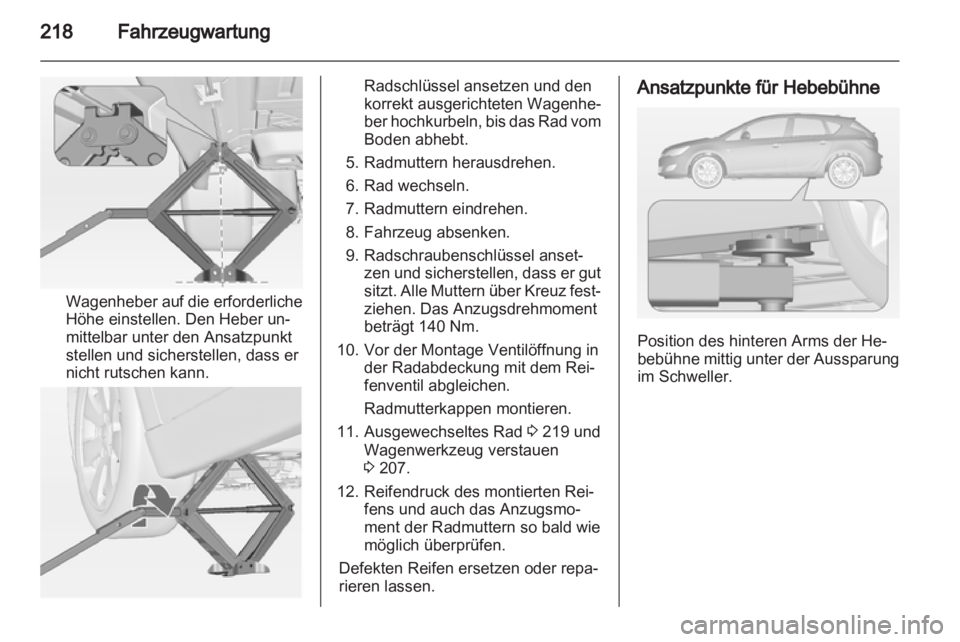 OPEL ASTRA J HB5 & ST 2012  Betriebsanleitung (in German) 
