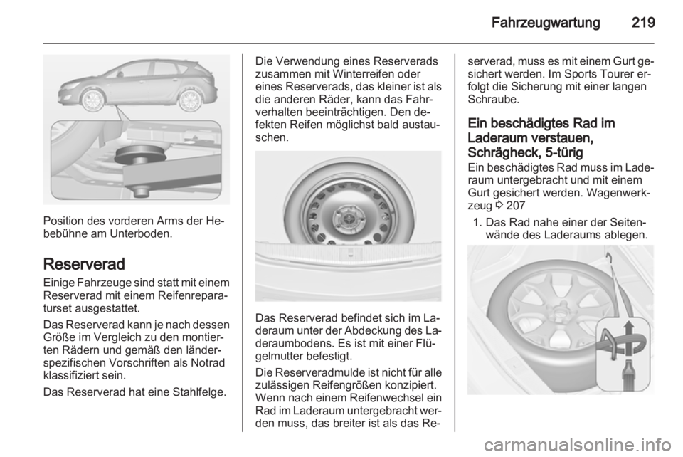 OPEL ASTRA J HB5 & ST 2012  Betriebsanleitung (in German) 