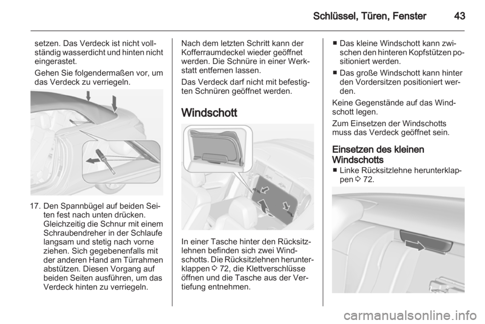 OPEL CASCADA 2013.5  Betriebsanleitung (in German) 