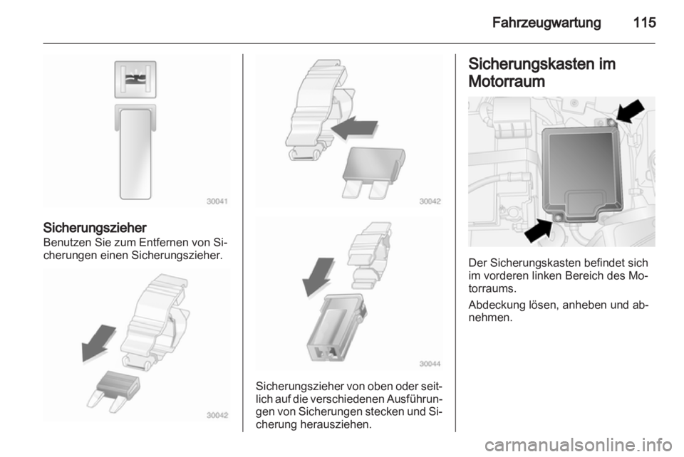 OPEL COMBO D 2012 Betriebsanleitung (in German) OPEL COMBO D 2012 Betriebsanleitung (in German)