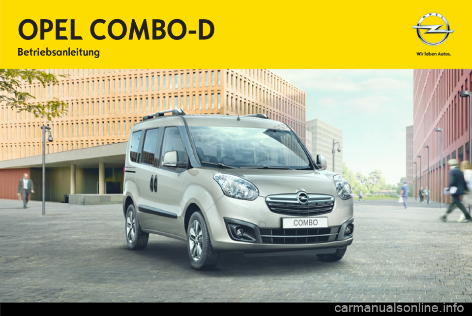 OPEL COMBO D 2013  Betriebsanleitung (in German) 