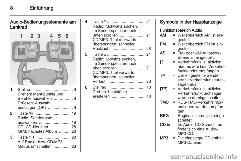 OPEL CORSA 2010.5 Infotainment-Handbuch (in German) OPEL CORSA 2010.5 Infotainment-Handbuch (in German)