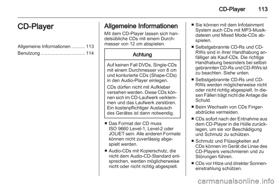 OPEL CORSA 2011 Infotainment-Handbuch (in German) OPEL CORSA 2011 Infotainment-Handbuch (in German)