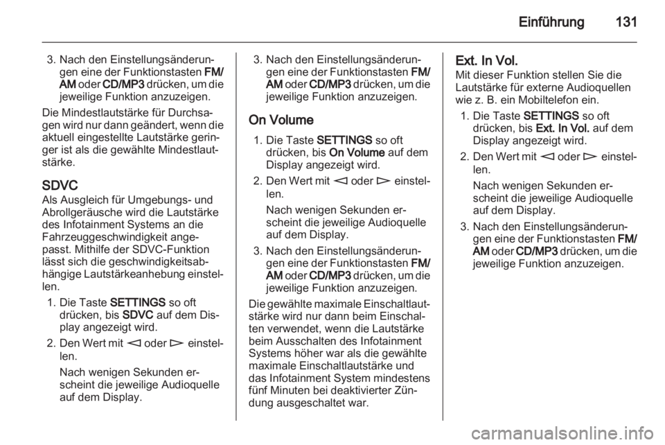 OPEL CORSA 2011 Infotainment-Handbuch (in German) OPEL CORSA 2011 Infotainment-Handbuch (in German)