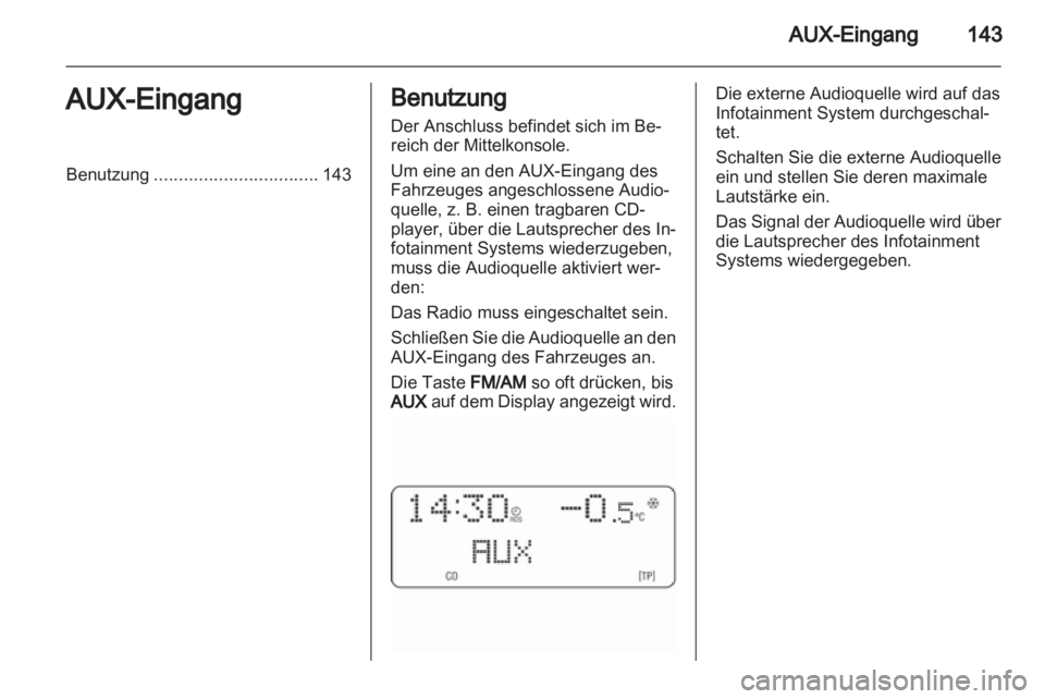 OPEL CORSA 2011 Infotainment-Handbuch (in German) OPEL CORSA 2011 Infotainment-Handbuch (in German)
