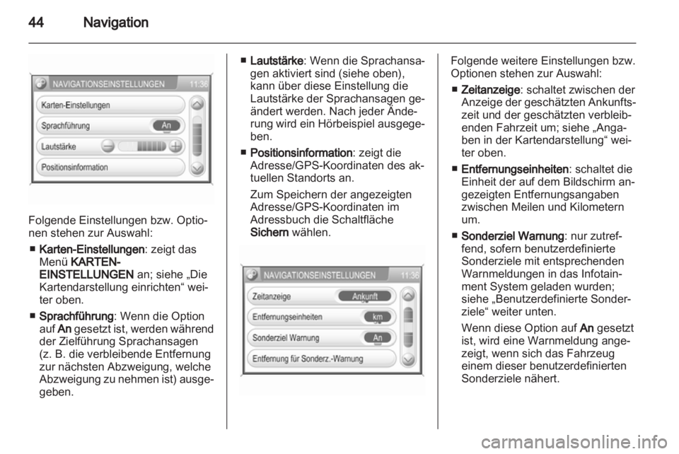 OPEL CORSA 2011  Infotainment-Handbuch (in German) 