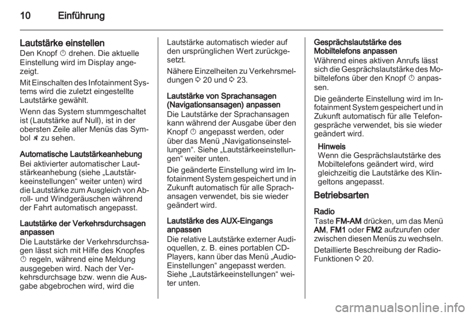 OPEL CORSA 2011  Infotainment-Handbuch (in German) 